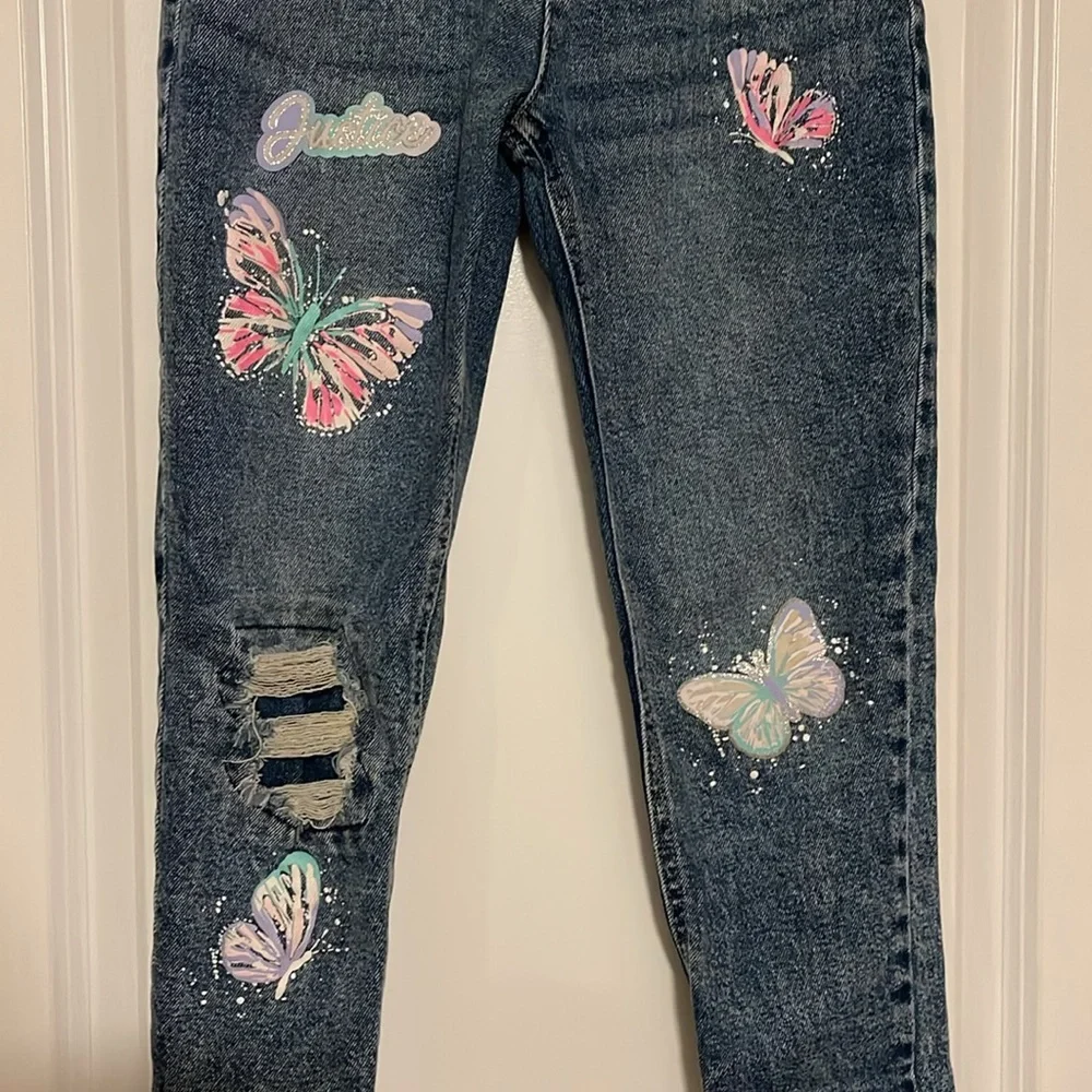 Girls Justice distressed jeans